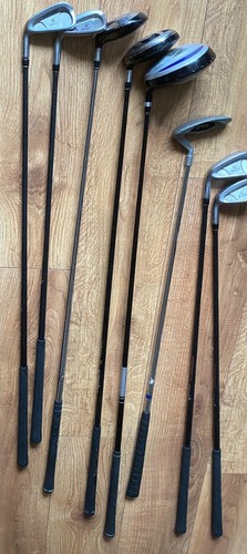 Left handed golf clubs used - left,