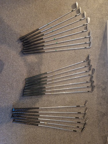 Used mixed branded golf - , clubs